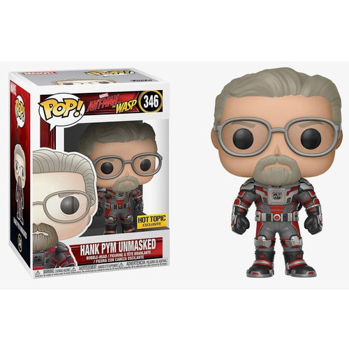 Funko Pop Marvel Ant-Man and the Wasp – Hank Pym Unmasked 346 HOT TOPIC