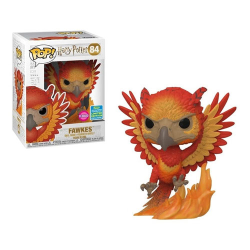 Funko Pop Harry Potter - Fawkes 84 Flocked 2019 Summer Convention