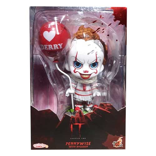 Pennywise with Balloon It Chapter Two Hot Toys Cosbaby