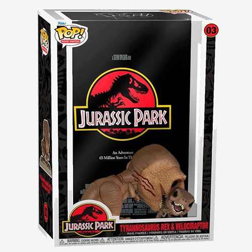 Funko Pop Movie Posters Jurassic Park – Tyrannosaurus Rex & Velociraptor 03