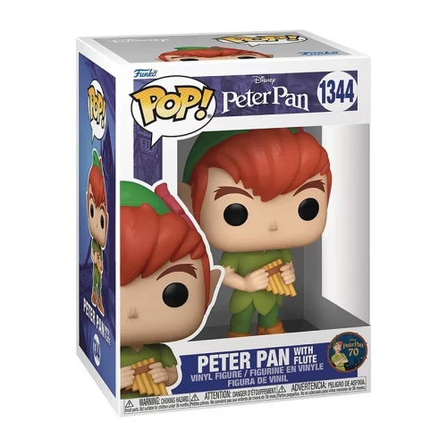 Funko Pop Disney Peter Pan With Flute 1344